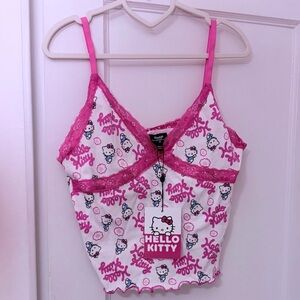 NWT - NGORDER x Dolls Kill HELLO KITTY PRINT VEST - XL